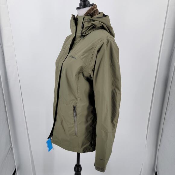 Columbia Jacket Womens Medium Stone Green Bugaboo II Fleece Interchange Jacket - Picture 11 of 16